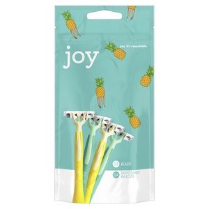 Joy Disposable Razors, Fun Pack, 3 packs of 4 Razors